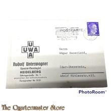 Postkarte 1942 UWA Heidelberg