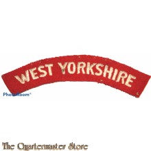 Shoulder flash West Yorkshire Regiment (Prince of Wales's Own) (14th Foot)