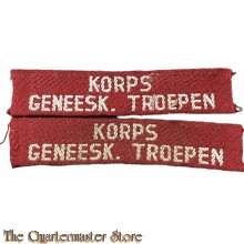 Straatnamen Korps geneesk. Troepen