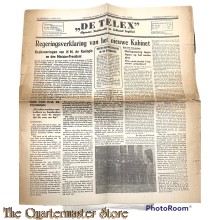 Krant de Telex 2eJrg No 604 donderdag 28 juli 1945 