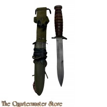 U.S. M3 Utica Fighting Knife and US M8 A1 Scabbard