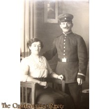 Photo Studioportret NCO 1915 mit Schwester