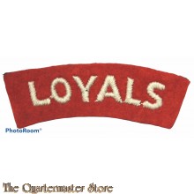 Shoulder flash Loyal Regiment (North Lancashire)