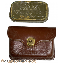 US MP first aid pouch with Carlile tin 1946
