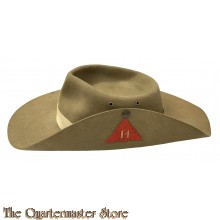 WW2 Chindit Fur Felt Slouch Bush Hat 14th group