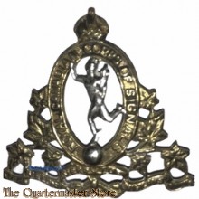 Cap badge Royal Canadian Corps of Signals WW2