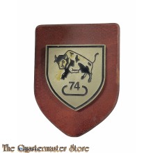 Wandschild German PzBtl 74