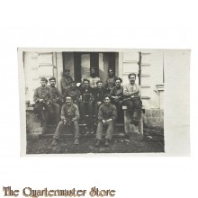Photo 1916 German soldiers having a good time resting