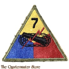 Mouwembleem 7th Armored Divison (Sleevebadge 7e Armored Division)