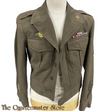 US Army Jacket Field Wool (aka Ike jacket) First Sergeant North African Theater of Operations WWII