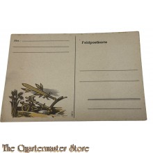 Feld postkarte WW2 Artillerie