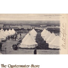 Prent briefkaart 1905 Legerplaats bij Oldenbroek