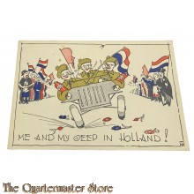 Ansicht 1945  ME AND MY JEEP IN HOLLAND!