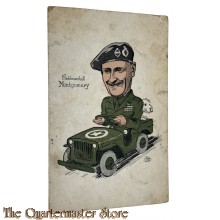 Postcard  Fieldmarschall  R Montgomery 1944/45