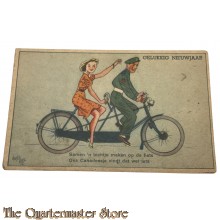 Ansicht 1945 Samen 'n tochtje maken op de fiets , Ons Canadeesje vind dat wel iets