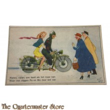 Ansicht 1945 Rijden rijden zo hard als het maar kan, Maar wat zeggen Pa en Ma daar wel van