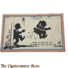 Ansichtkaart Hoera, we zijn weer vrij!! Eindelijk de MOF de deur uit !