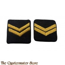(paar) Koninklijke marine rang Korporaal 1990