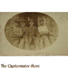 Photo 1916 5 Deutsche Soldaten 1 mit EK2