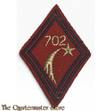 France - mouwpatch (losange de bras) 702e Groupe d’Artillerie Guidée (702° G.A.G.)