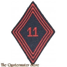 France - mouwpatch (losange de bras) 11e régiment du Génie