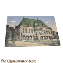 Postkarte 1914 Bremen. Das Rathaus