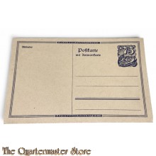 Postkarte Deutsches Reich 1922 Weimar 75 Pfg  mit Antwortkarte (papierpreiszuschlag 10 pf)