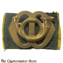  Baret embleem Garde Jagers (variatie extra opening hoorn)