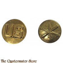 EM/NCO Collar badges Air Defence WW2 (Manschappen/OOF  kraag emblemen US Luchtdoel Artillerie)