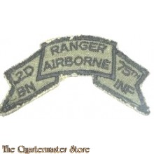 Sleeve flash 75th Ranger Regiment  2nd Bat (subdued)