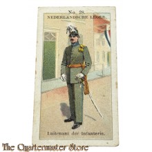 Tiktok Verzamelkaart no 28 Luitenant der Infanterie