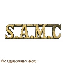 Shoulder title South African Medical Corps (S.A.M.C.)