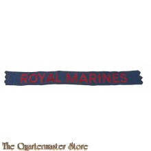 "Cash title" Shoulder flash Royal Marines