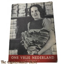 Ons vrij Nederland 1945 , ongezond (zwart) geld  5e jrg no 21