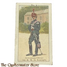 Tiktok Verzamelkaart no 4 Ordonnans-Officier van H. M. de Koningin