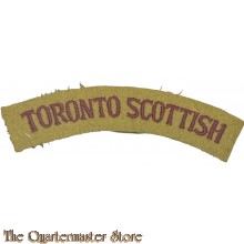 Shoulder flash Toronto Scottish,  4th Canadian Division 