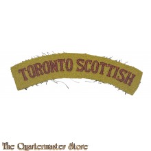 Shoulder flash Toronto Scottish,  4th Canadian Division 