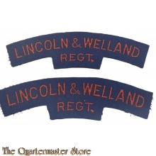 Shoulder titles Lincoln & Welland Regiment