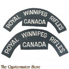 Shoulder flashes , Royal Winnipeg Rifles , Canada , 3rd Canadian Division