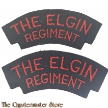 Shoulder flashes The Elgin Regiment,  5th Canadian Armoured Division