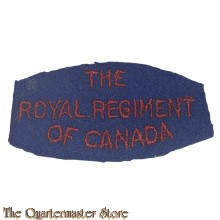 Shoulder flash the Royal Regiment of Canada,  2nd Canadian Infantry Division