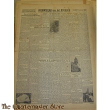 Krant Nieuwsblad van het Noorden zaterdag 18 sept 1943