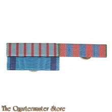 France - triple Ribbon bar Croix de Guerre , 2x Dixmuide 