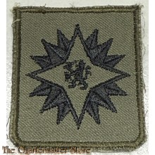 Stoffen Brevet - Hogere Stafbekwaamheid / Hogere Militaire Vorming (Velcro)