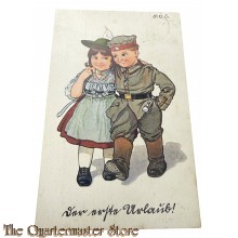 (Feld) postkarte 1916 Urlaub