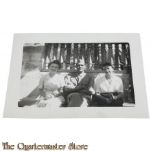 WW2 period original Photo US Soldier with females in Philipines