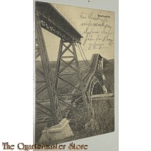 (Feld) Postkarte 1915 Bouillonville , zerstorte Brucke 
