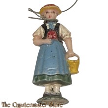 WhW Spende abzeichen ceramic Figur (Donation item WhW ceramic figure)