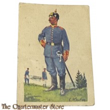 Sammelbild fur Album Uniformen der alten aarmee (Waldorf)