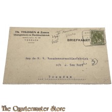 Postkaart aan NV VeendammerMachinefabriek 1917